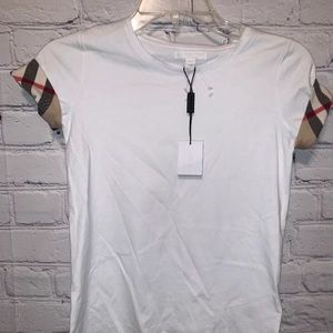 Burberry White T-shirt Size 10